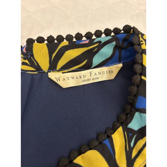 Wayward Fancies Eshakti 3X Floral Party Dress Pockets Sheath Cocktail Garden - Picture 2 of 10